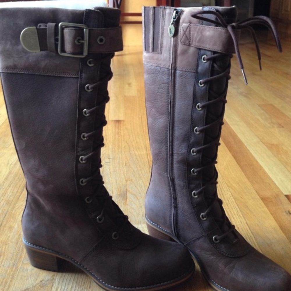 Red Wing Tall Leather Boots 9.5